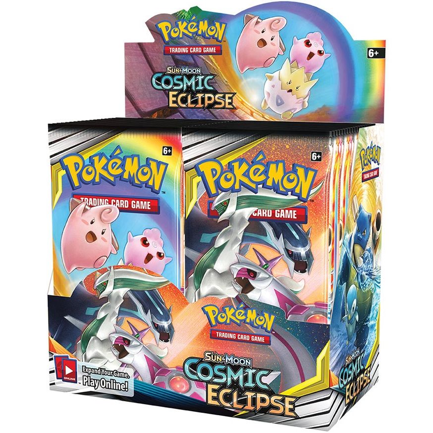 Cosmic Eclipse English Pokémon booster box — sealed