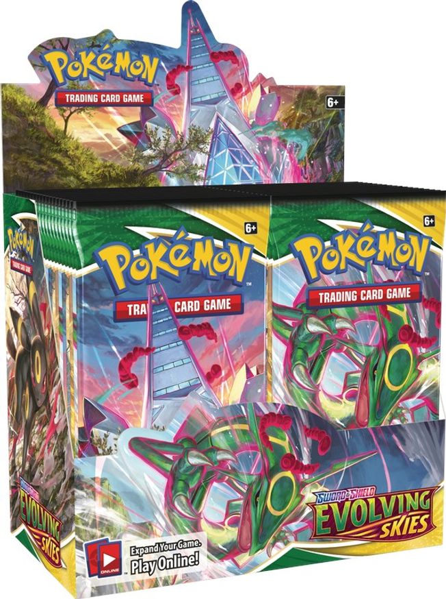Evolving Skies English Pokémon booster box — sealed