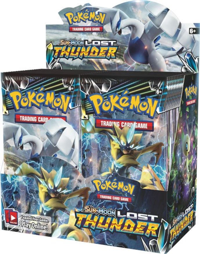 Lost Thunder English Pokémon booster box — sealed