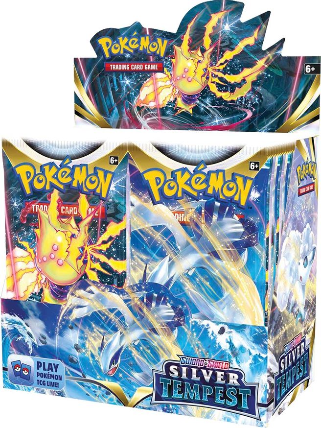Silver Tempest English Pokémon booster box — sealed