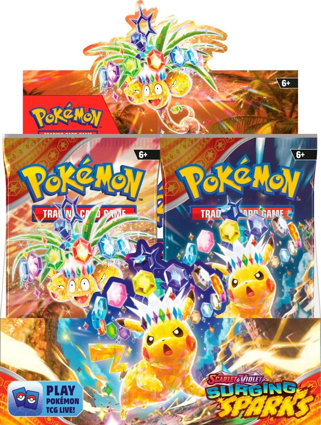 Surging Sparks English Pokémon booster box — sealed