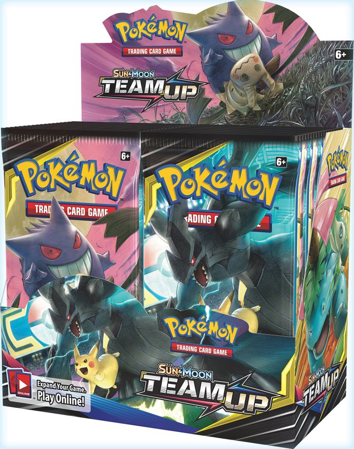 Team Up English Pokémon booster box — sealed