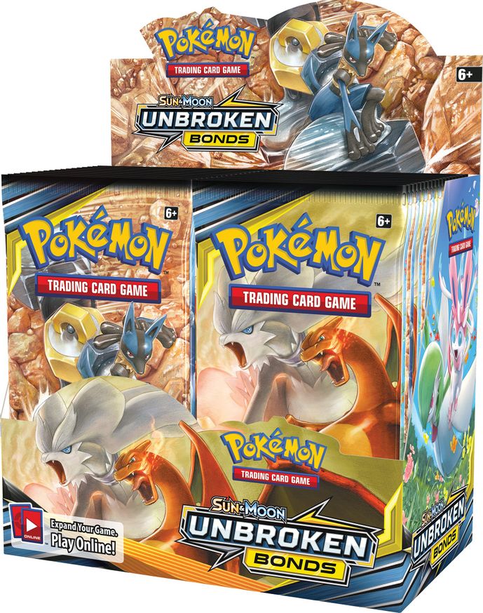 Unbroken Bonds English Pokémon booster box — sealed