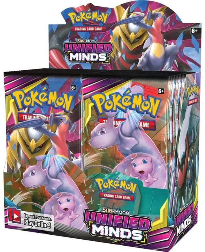 Unified Minds English Pokémon booster box — sealed